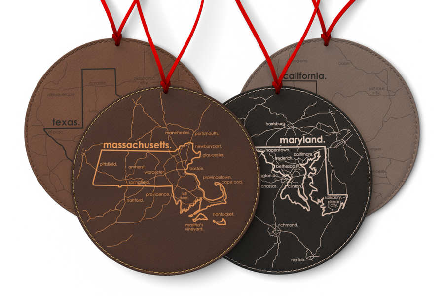 State Map Ornament