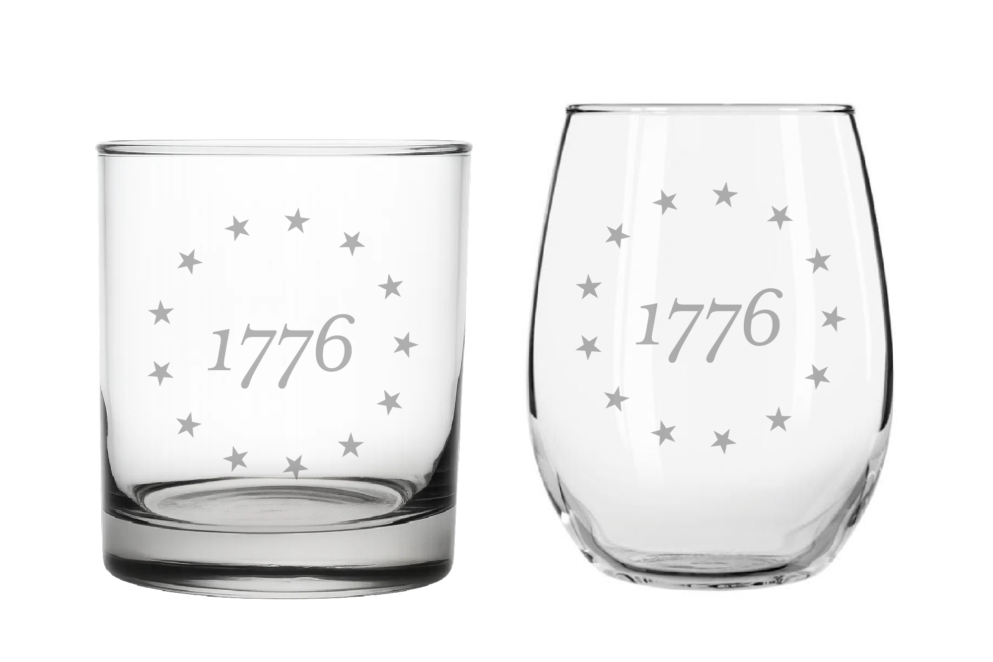 1776 Heritage Stemless Wine Glass