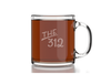 Zip Code/Area Code Glass Coffee Mug