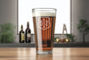 Area Code & Zip Code Pint Glass