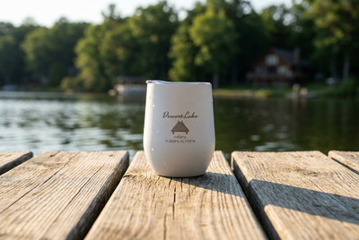 Lake Life 12 oz Insulated Wine Tumbler