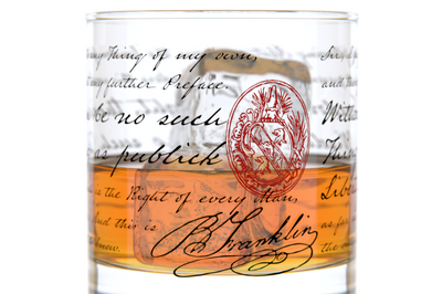 Benjamin Franklin - Founding Fathers Whiskey Glasses