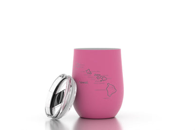 State Map 12 oz Insulated Wine Tumbler