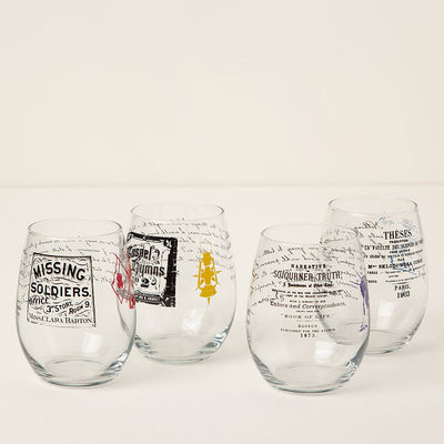 Historic Women Who Dared - Stemless Wine Glasses