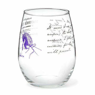 Historic Women Who Dared - Stemless Wine Glasses