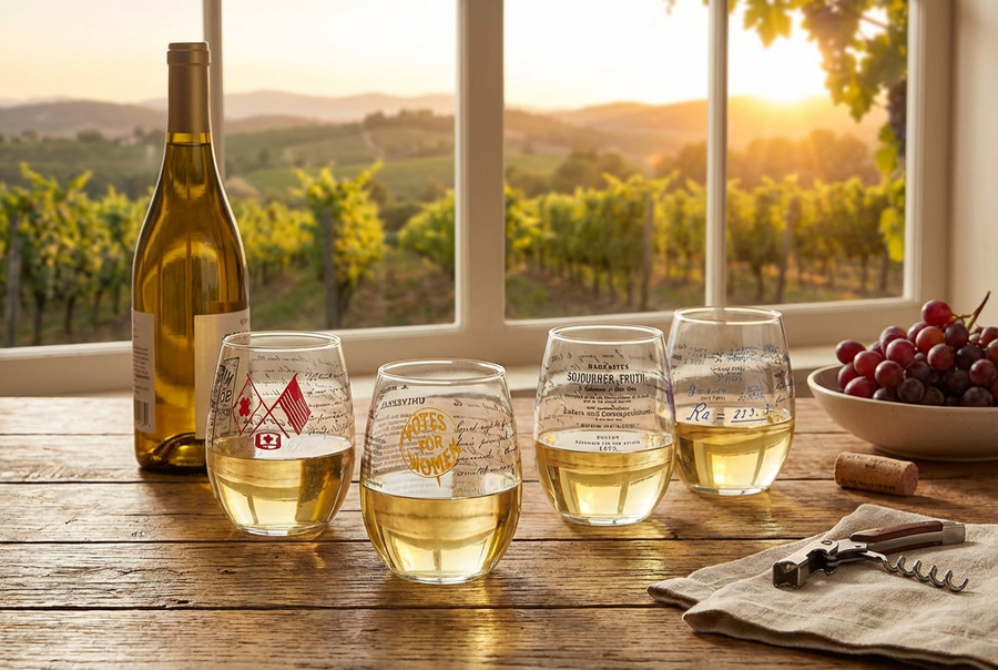 Historic Women Who Dared - Stemless Wine Glasses