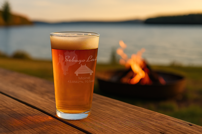 Lake Life Pint Glass