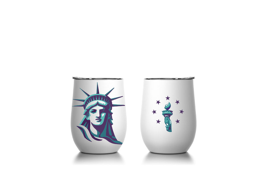 Patriotic 12oz Insulated Wine Tumbler