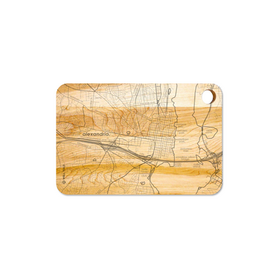 Home Town Map Radius Board