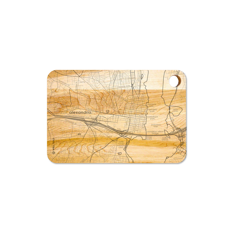 Home Town Map Radius Board