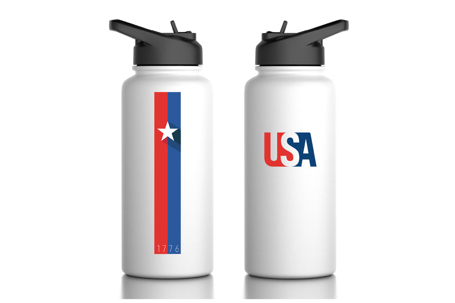 Patriotic 32 oz Insulated Hydration Bottle