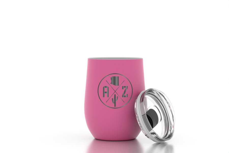 State Emblem 12 oz Insulated Wine Tumbler