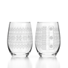 Cross Sweater Stemless Wine Glass