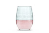 Snowflake Sweater Stemless Wine Glass