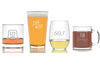 Area Code & Zip Code Pint Glass