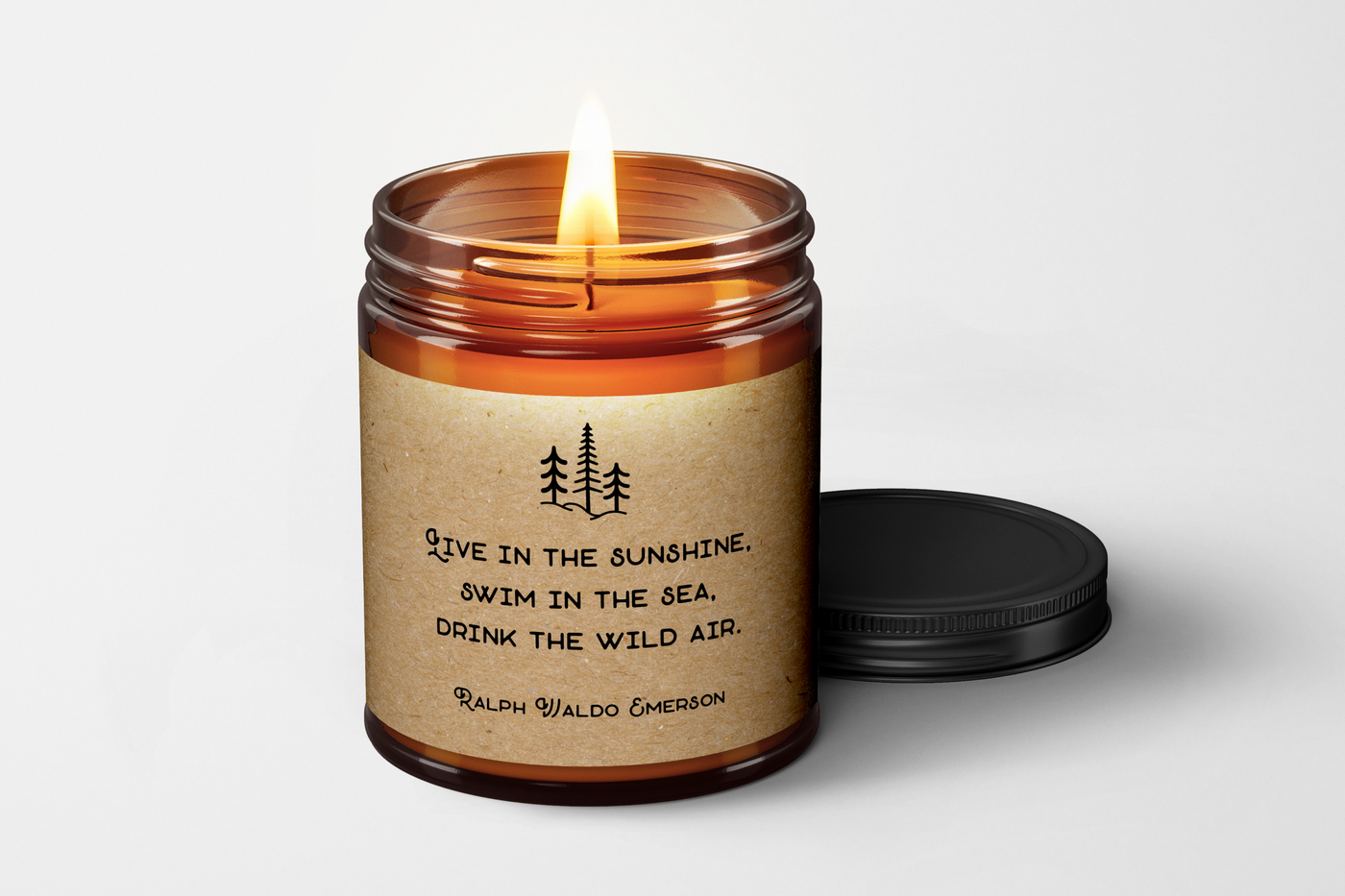 Custom Quote Candle