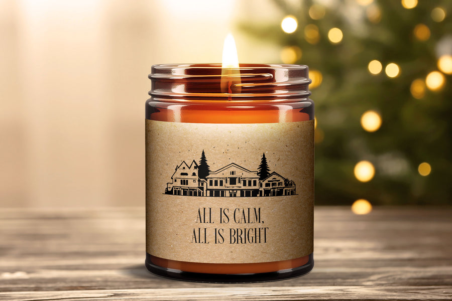 Holiday Custom Quote Candle