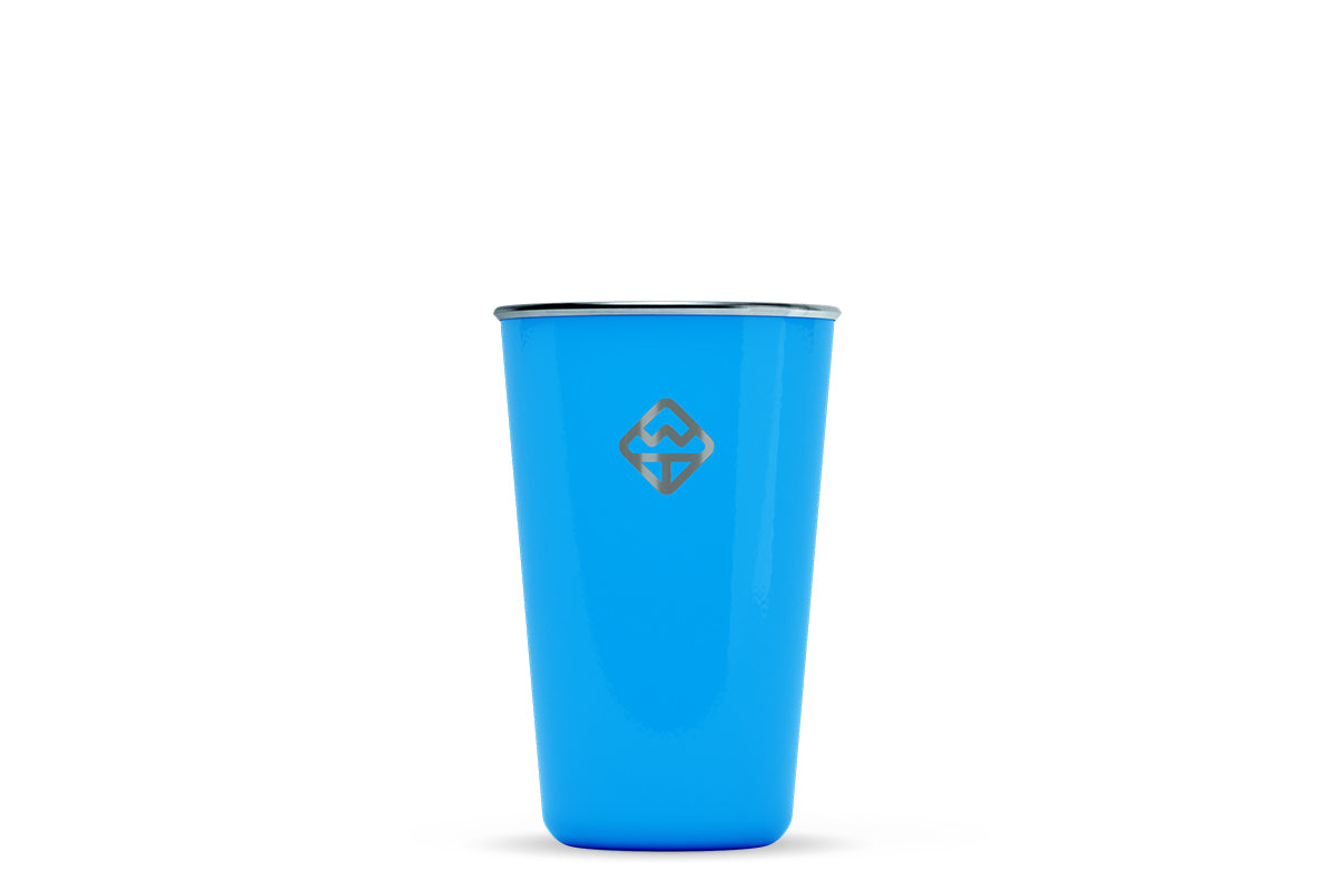 Stainless Cups - 16oz - Well Told Brand - Blue