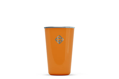 Stainless Cups - 16oz - Well Told Brand - Orange