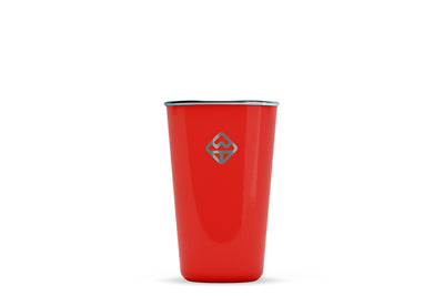 Stainless Cups - 16oz - Well Told Brand - Red