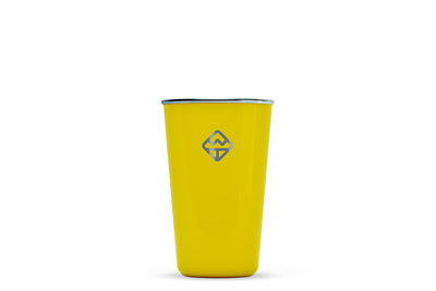 Stainless Cups - 16oz - Well Told Brand - Yellow
