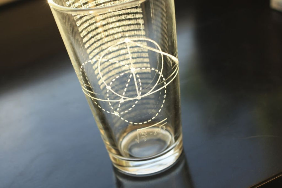 Pi Theorem Pint Glass
