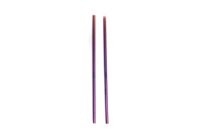 8.5" Stainless Steel Drinking Straws - Set of 2