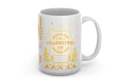 Yellowstone 15oz Ceramic Mug
