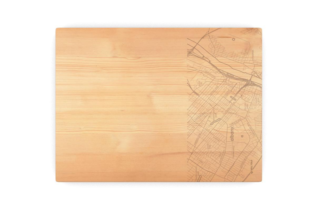 Home Town Map 9x12 Cutting Board