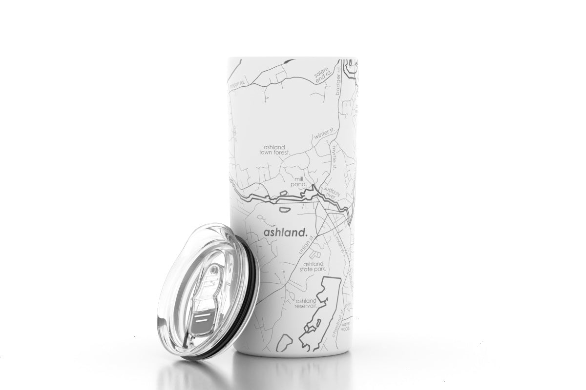 Home Town Map 16 oz Insulated Tumbler