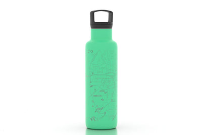 College Town Map 21 oz Insulated Hydration Bottle