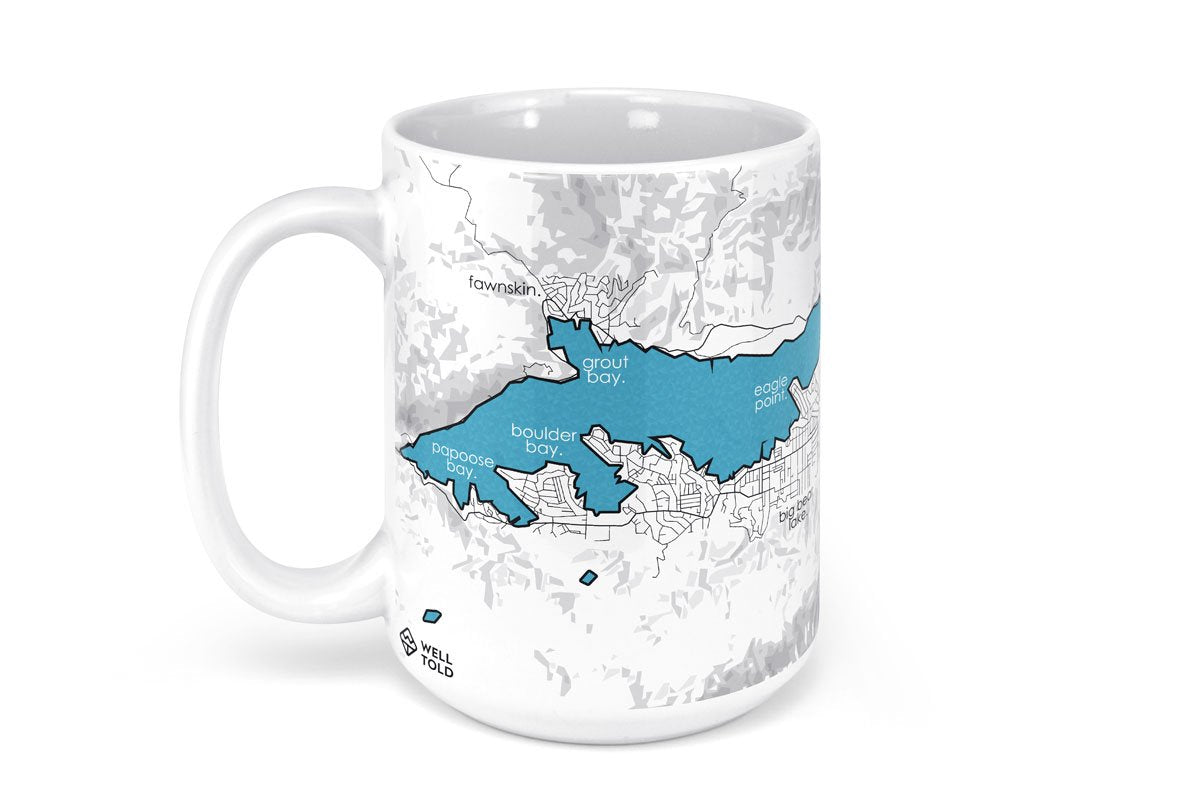 Lake Maps - 15 oz Ceramic Mug