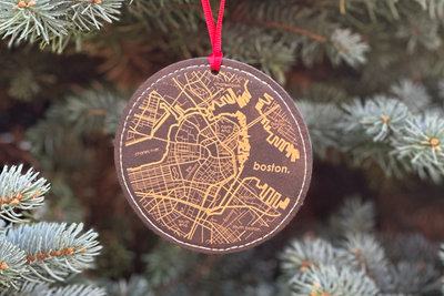 Home Town Map Ornament