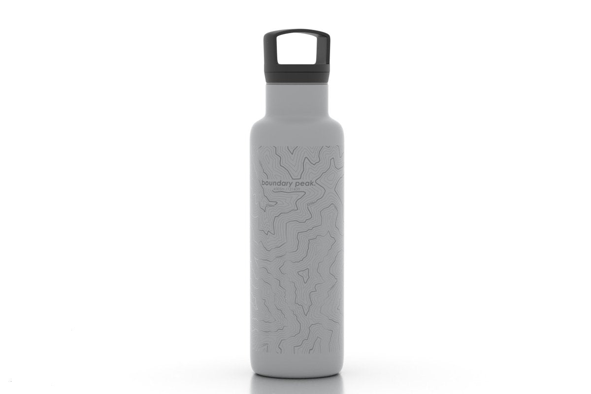 Topography Map 21 oz Insulated Hydration Bottle