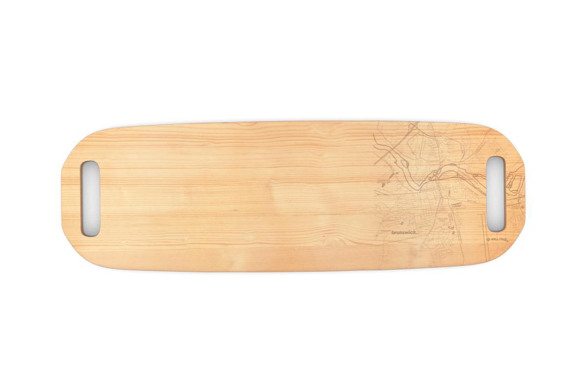 College Town Map Serving Board