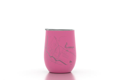 Home Town Map 12 oz Insulated Wine Tumbler