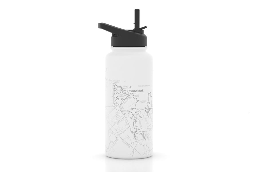 Home Town Map 32 oz Insulated Hydration Bottle