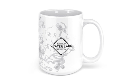 Crater Lake Map Mug - 15oz