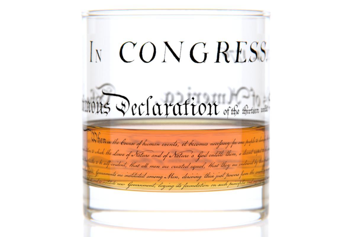 Declaration Rocks Glass