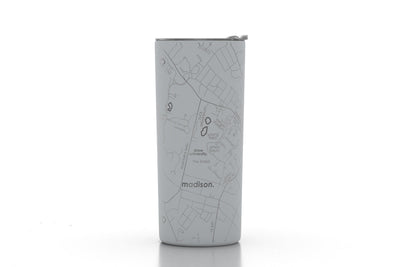 College Town Map 16 oz Insulated Tumbler