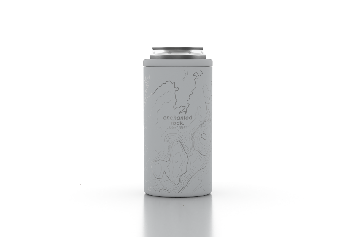 Topography Map Insulated 16 oz Tall Can Cooler