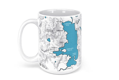 Lake Maps - 15 oz Ceramic Mug