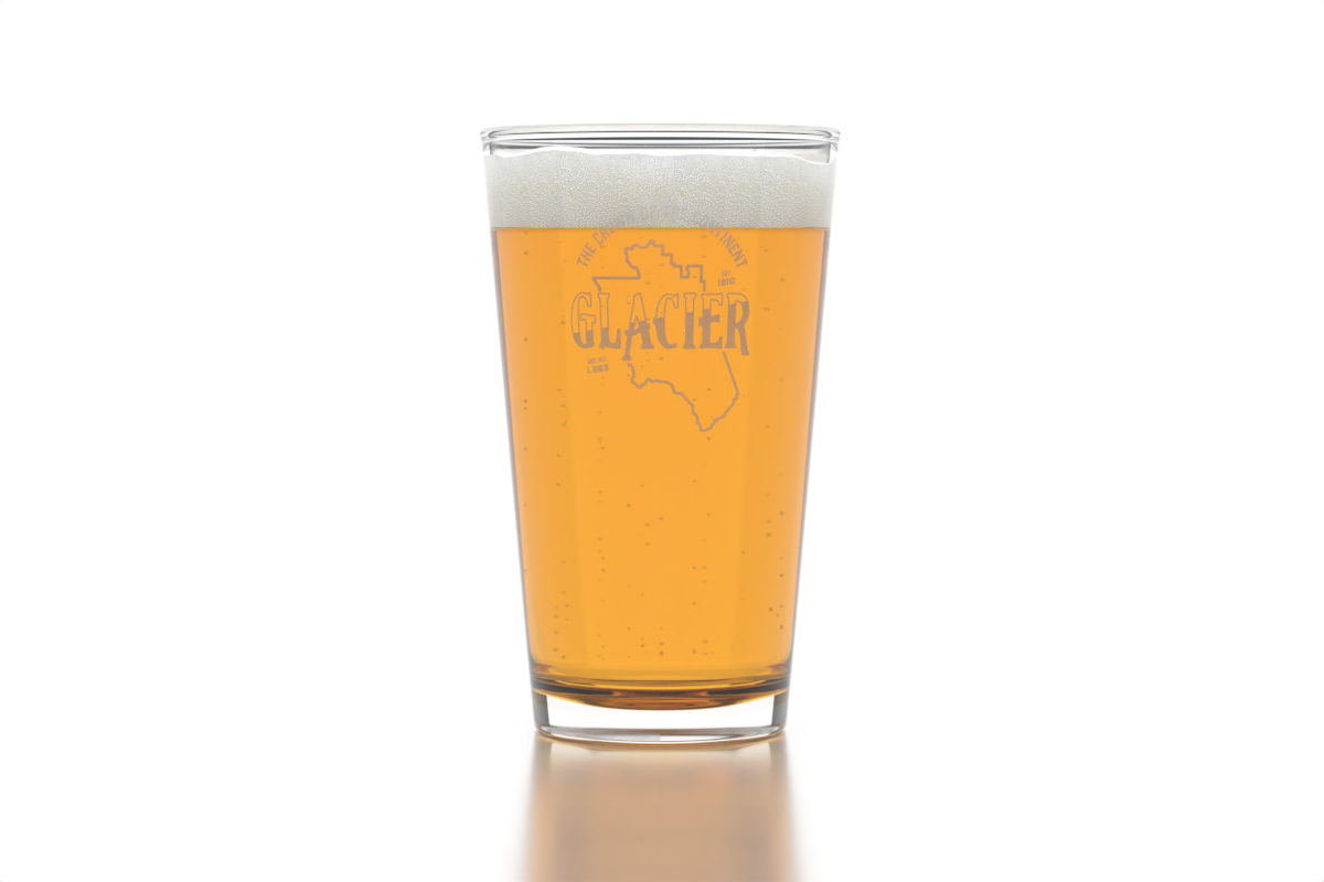 Glacier Pint Glass