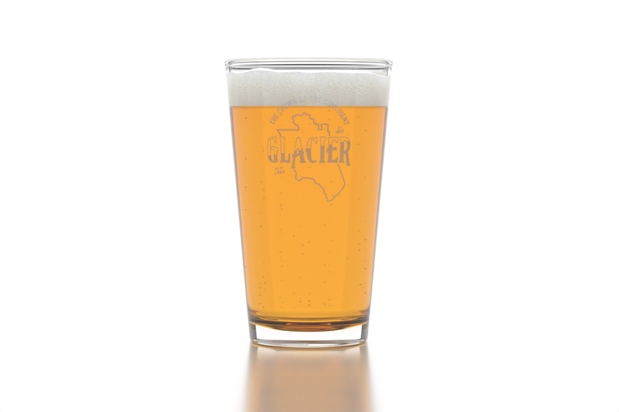 Glacier Pint Glass