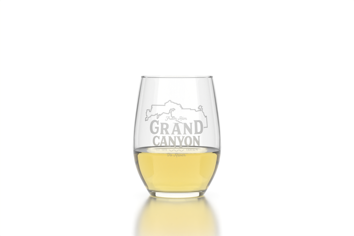 Grand Canyon Stemless Wine Glass