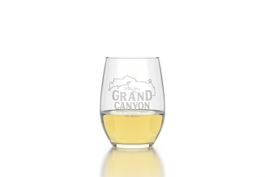 Grand Canyon Stemless Wine Glass