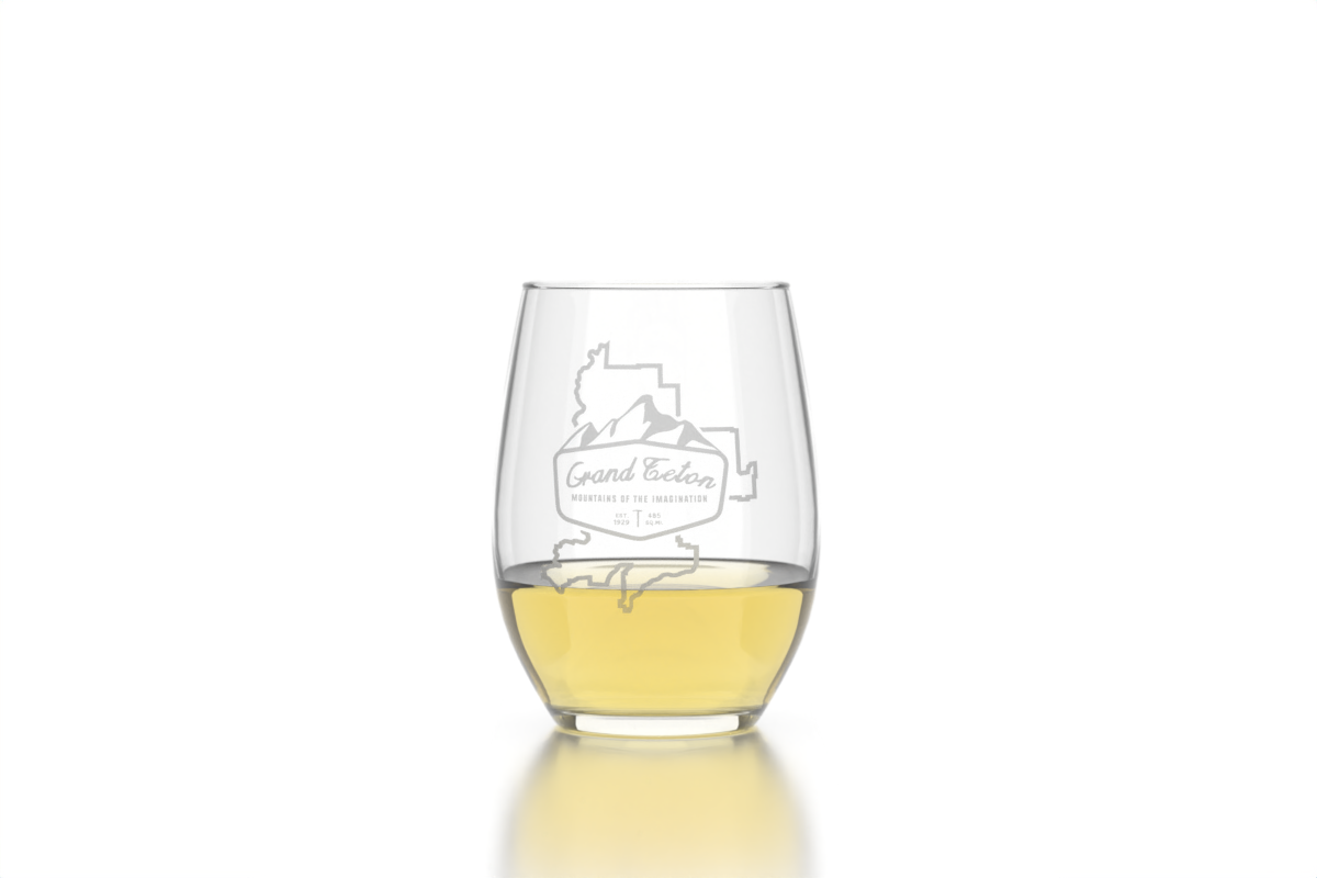 Grand Teton Stemless Wine Glass