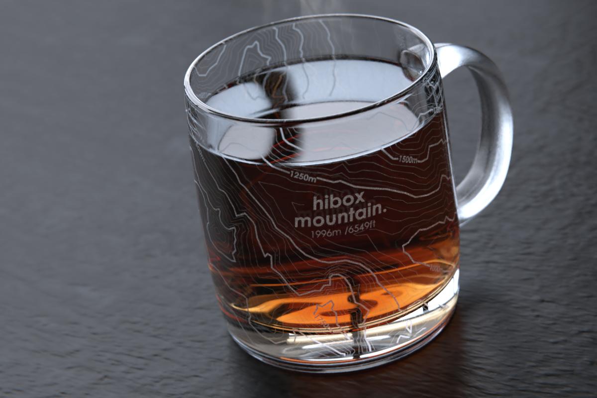 Topography Map Coffee Mug