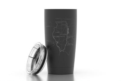 State Map 20 oz Insulated Pint Tumbler