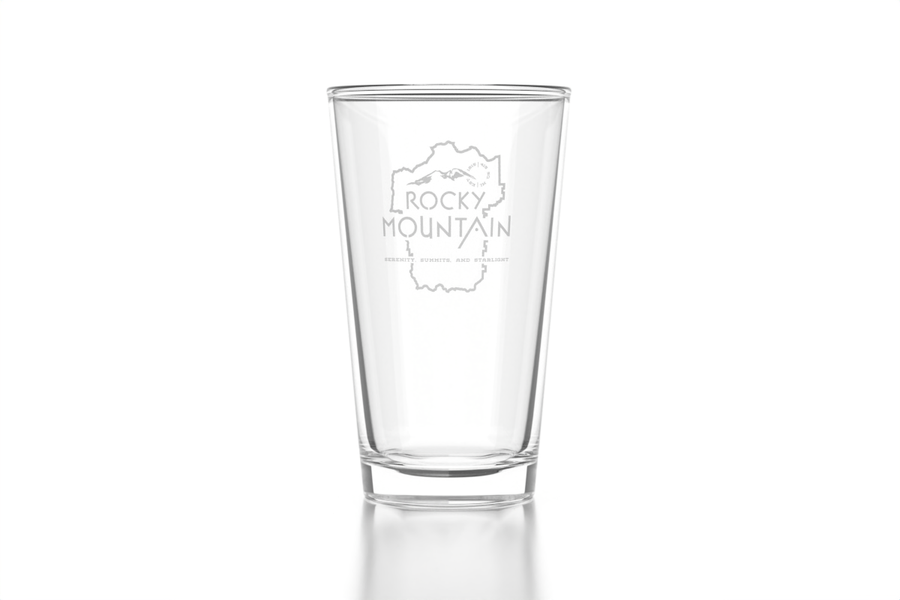 Rocky Mountain Pint Glass